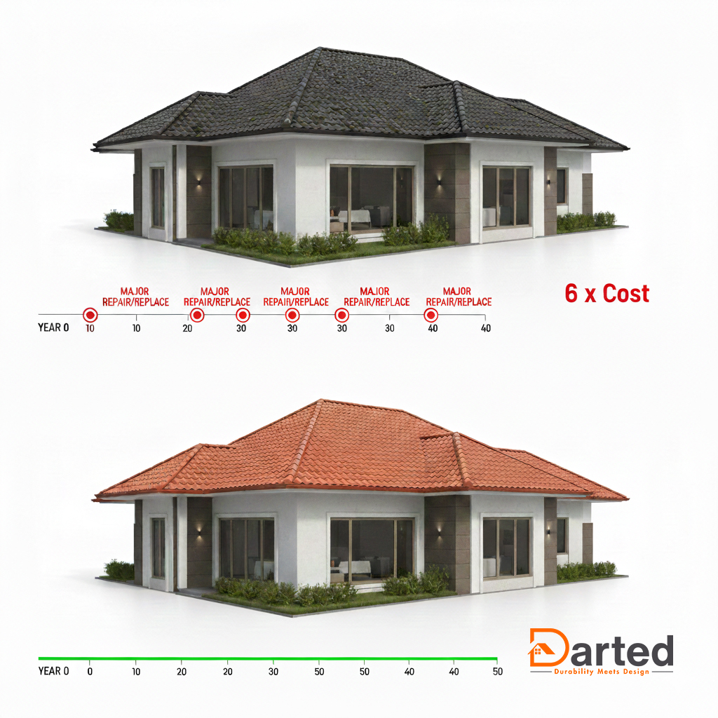 ROI of Darted Stone Coated Steel Roofing