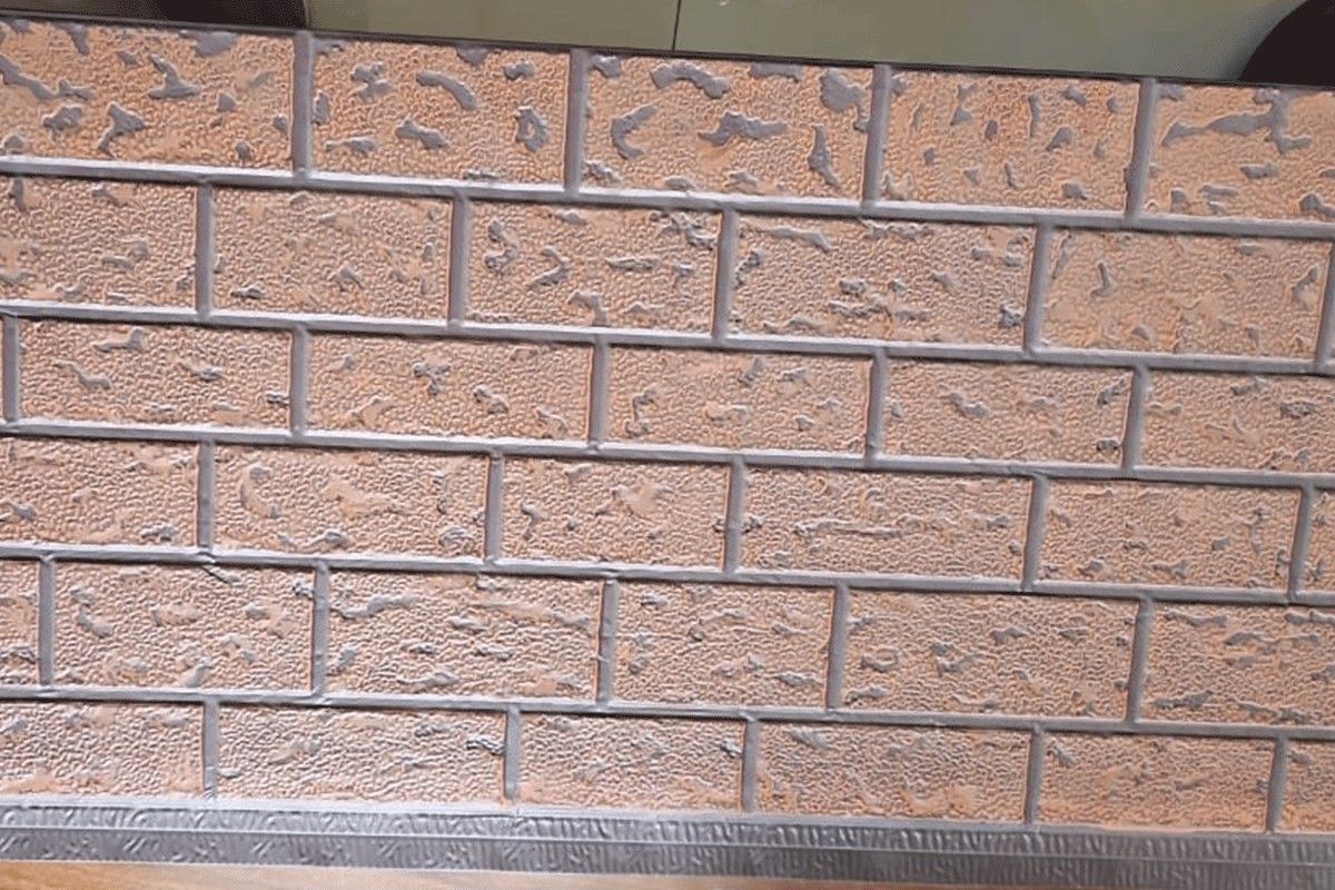 Darted Stone Coated Metal Insulated Wall Panels