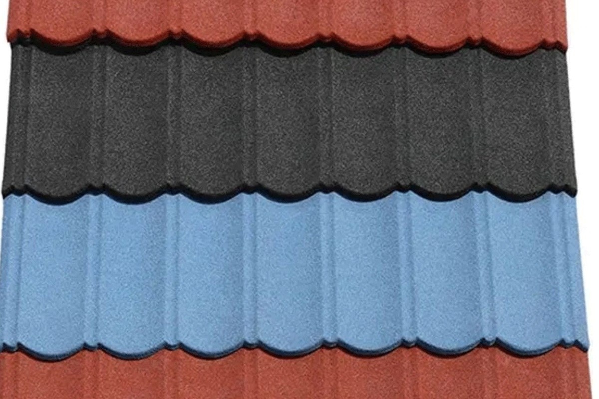 Darted Stone Coated Steel Metal Roof Sheet