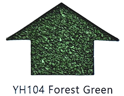 Stone Coated Metal Roof Sheet Forest Green