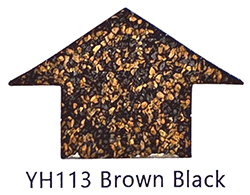 Stone Coated Metal Roof Sheet Brown Black