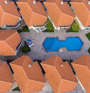 Stone Coated Roof Sheet for Resort Rajasthan