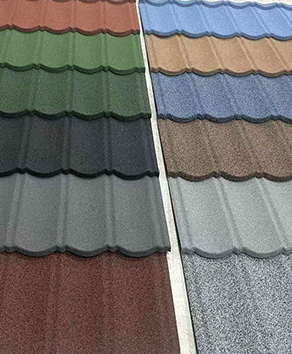 Darted Stone Coated Steel Roof Colors